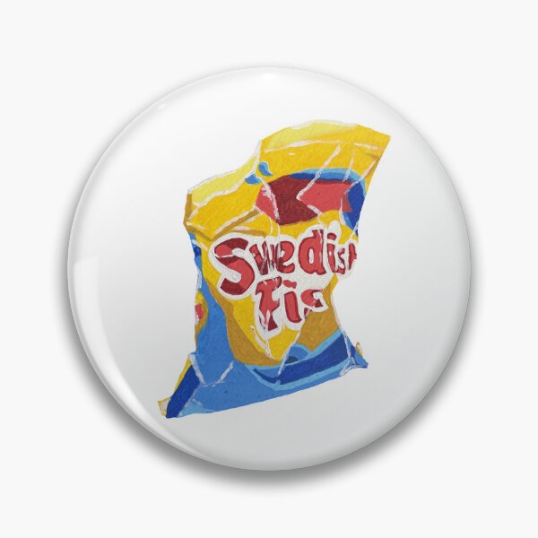Item preview, Bag of Swedish Fish candy hand painted designed and sold by KateIvesArt.