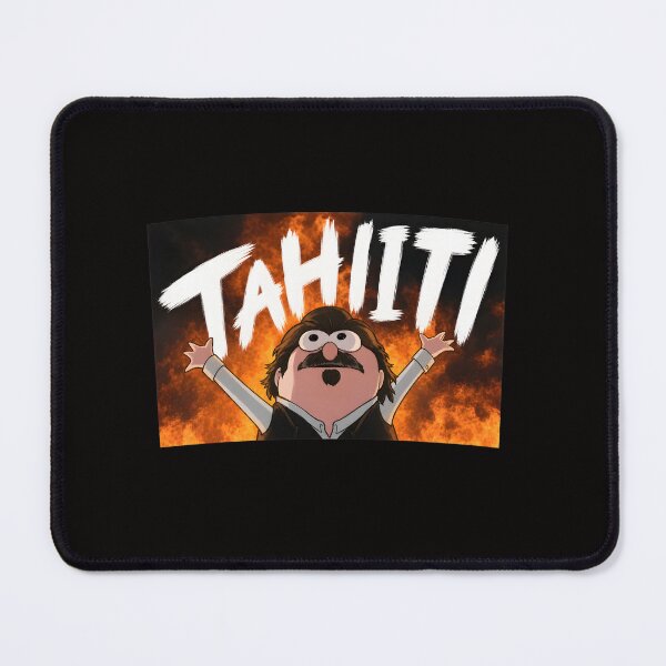 Item preview, Fiery Tahiti Character with Bold  designed and sold by PickleballWeart.