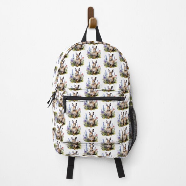 Item preview, Lupine Flower Bunny | Elegant Botanical Floral Art designed and sold by Mandayartstudio.