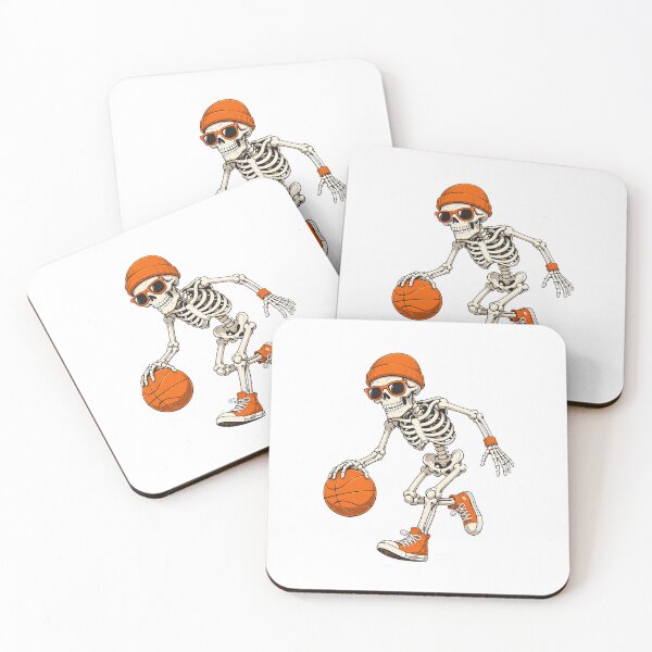 Item preview, halloween skeleton funny basketball for teens boys men designed and sold by Lockcownmz.