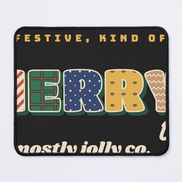 Item preview, Merry Ish Funny Retro Christmas Letters designed and sold by somebasic.