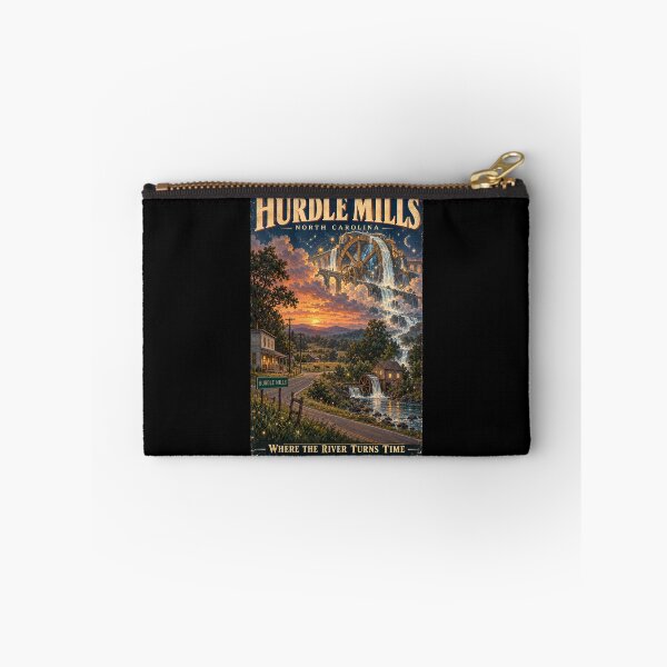 Item preview, Hurdle Mills North Carolina – Where the River Turns Time designed and sold by ChickenFund.