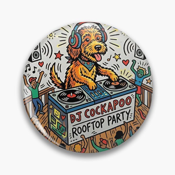 Item preview, Cockapoo DJ designed and sold by PictoVibe.