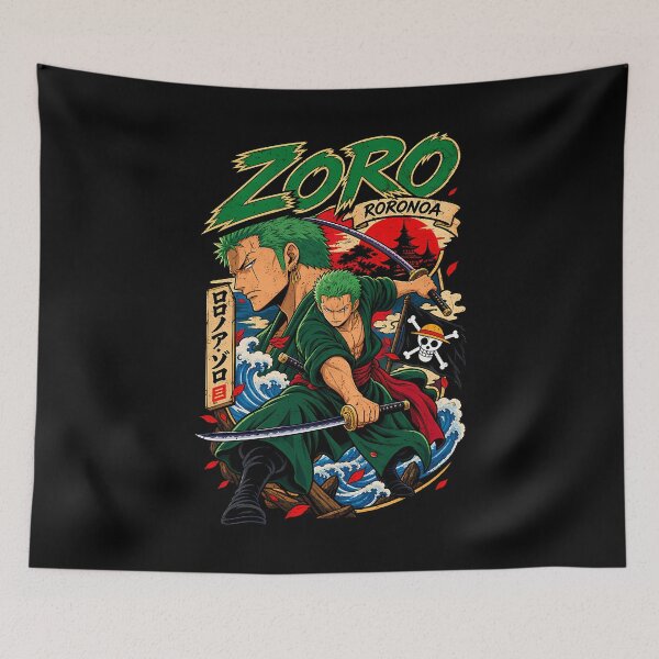 Artikelvorschau, Roronoa Zoro Anime-Schwertkämpfer entworfen und verkauft von BlazeB2.