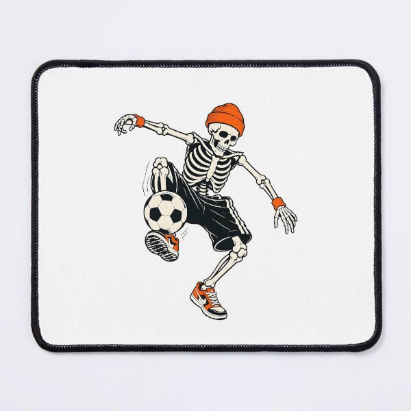 Item preview, halloween skeleton funny soccer for teens boys men designed and sold by Lockcownmz.