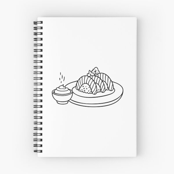 Item preview, An illustration of wasabi beside a sashimi platter designed and sold by rasagamastore.