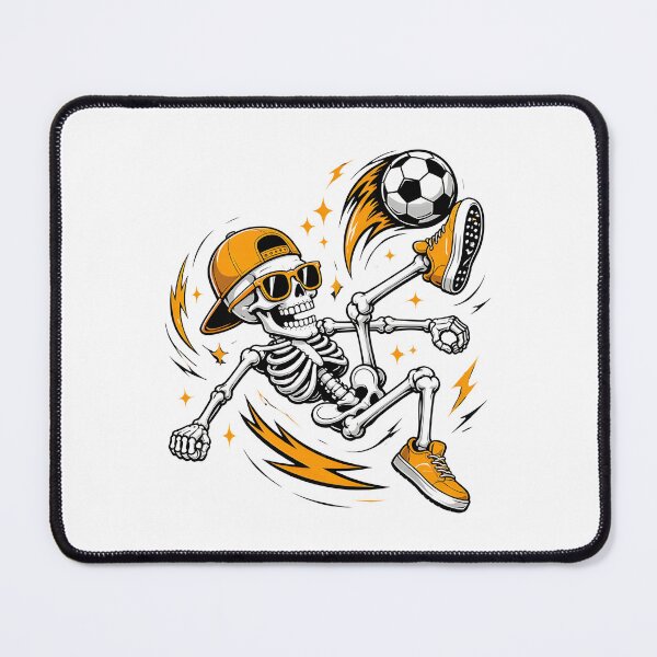 Item preview, halloween skeleton funny soccer for teens boys men designed and sold by Lockcownmz.