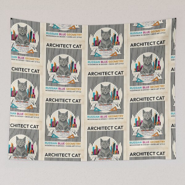 Item preview, Russian Blue Architect designed and sold by PictoVibe.