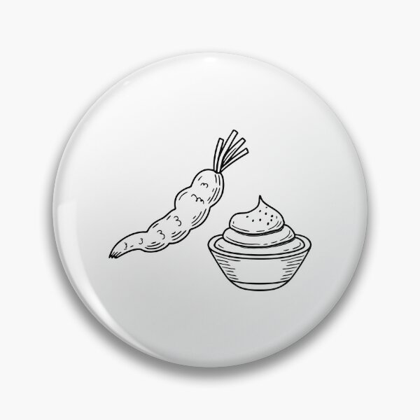 Item preview, An illustration of wasabi beside a an illustration of wasabi root designed and sold by rasagamastore.