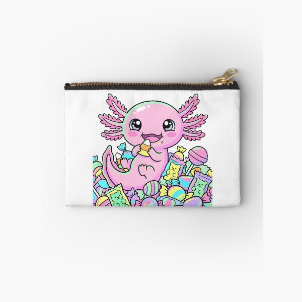 Item preview, Cute Axolotl Eating Candy Corn Kawaii Trick Or Treat designed and sold by WorldShop17.