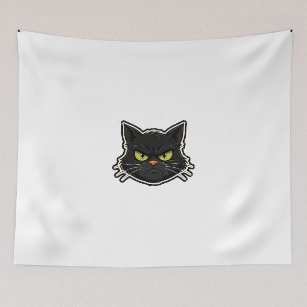 Item preview, Grumpy black cat designed and sold by PRIME4YOU.