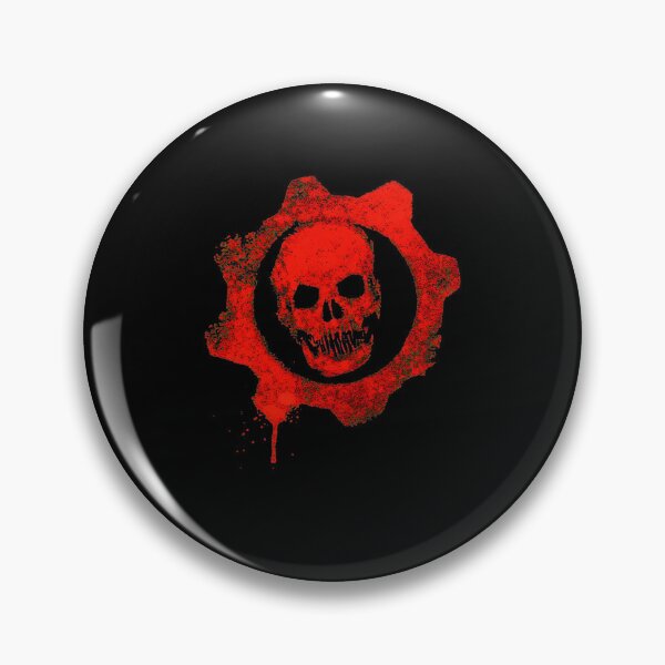 Item preview, Red Skull Gear COG Symbol Dark Gaming  designed and sold by sterfler.