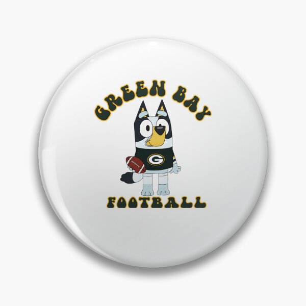 Item preview, Bluey Green Bay Packerss Football Fan designed and sold by Kleinpixel.