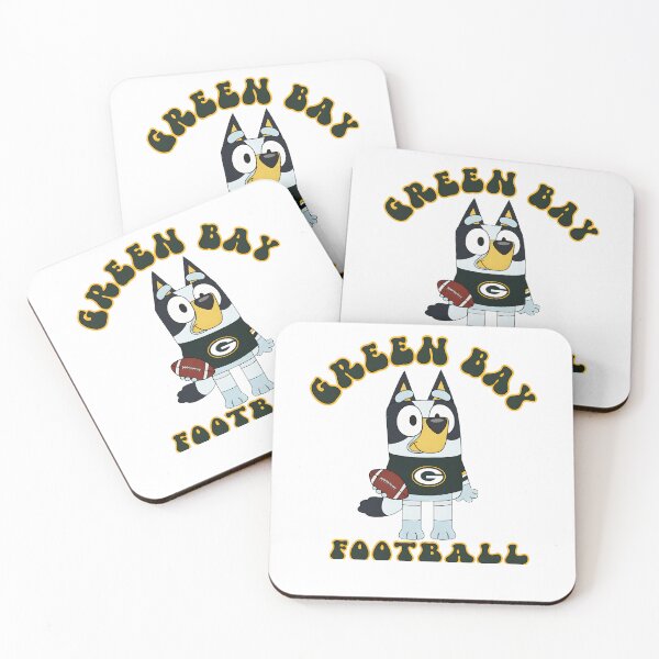 Item preview, Bluey Green Bay Packerss Football Fan designed and sold by Kleinpixel.