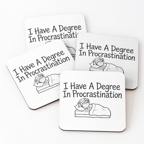 Item preview, I Have A Degree In Procrastination Funny College Graduation Meme designed and sold by StyxIND.