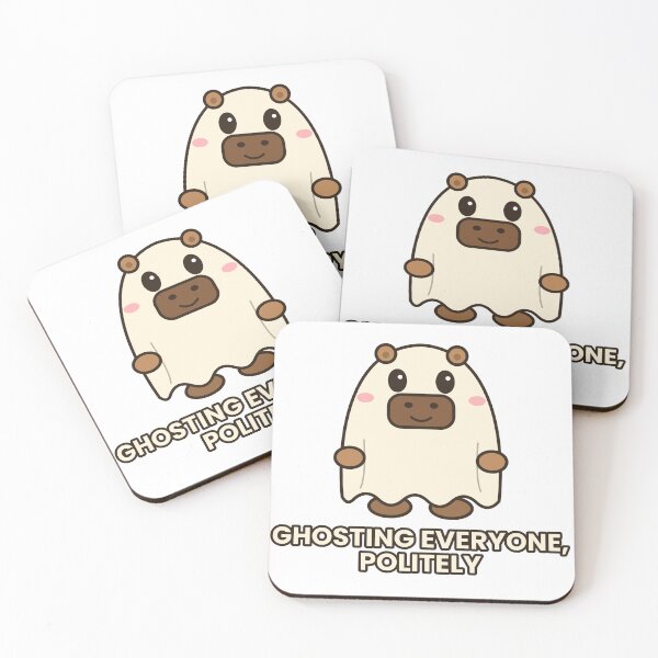 Item preview, Ghosting Everyone Politely Capybara Ghost designed and sold by Rev22.
