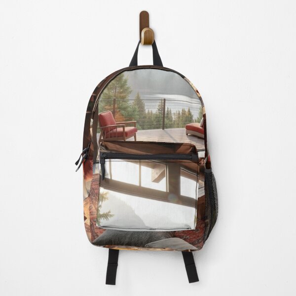 Item preview, Lakeside Hearth Retreat - Mountain Cabin Serenity designed and sold by nhk999.
