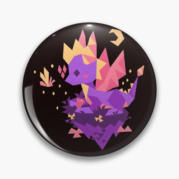 Item preview, Geometric Purple Dragon Moon Art designed and sold by Patternisyours.
