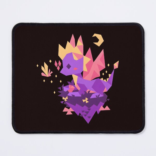 Item preview, Geometric Purple Dragon Moon Art designed and sold by Patternisyours.
