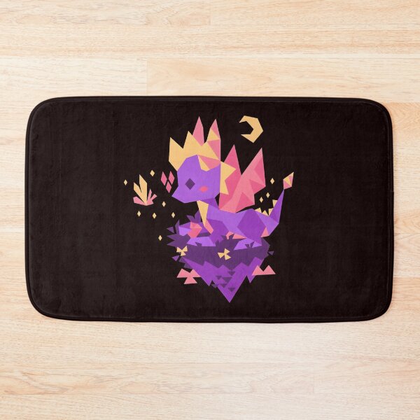 Item preview, Geometric Purple Dragon Moon Art designed and sold by Patternisyours.