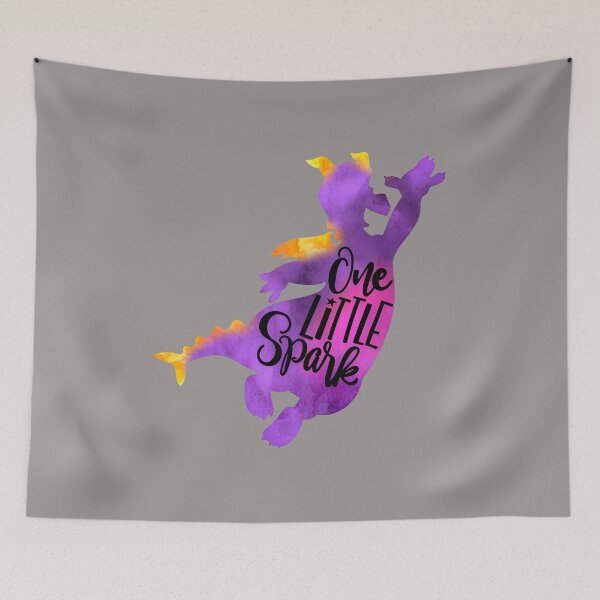 Item preview, Figment One Little Spark Watercolor Silhouette-91 designed and sold by DemianChene.