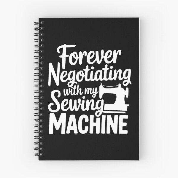 Item preview, Forever Negotiating With My Sewing Machine designed and sold by theartfulaspie.