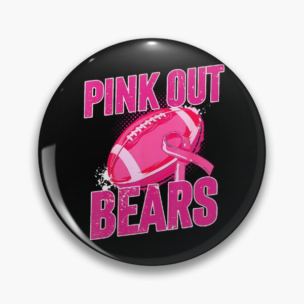 Item preview, Bears Pink Out Football Breast Cancer Awareness designed and sold by Khescoiu.