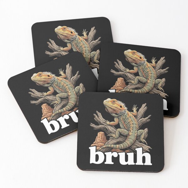 Item preview, Bruh Funny Bearded Dragon Lizard Meme Humor Design designed and sold by Ostericaimusa.