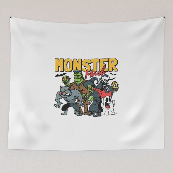Item preview, Monster Mash Vintage Halloween Cartoon Monsters  designed and sold by HytoneArt.