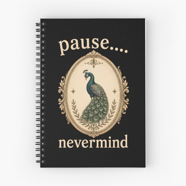 Item preview, pause nevermind peacock card vintage designed and sold by Lockcownmz.