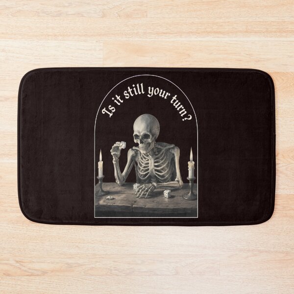 Item preview, Skeleton Dice Game Quote  designed and sold by Patternisyours.