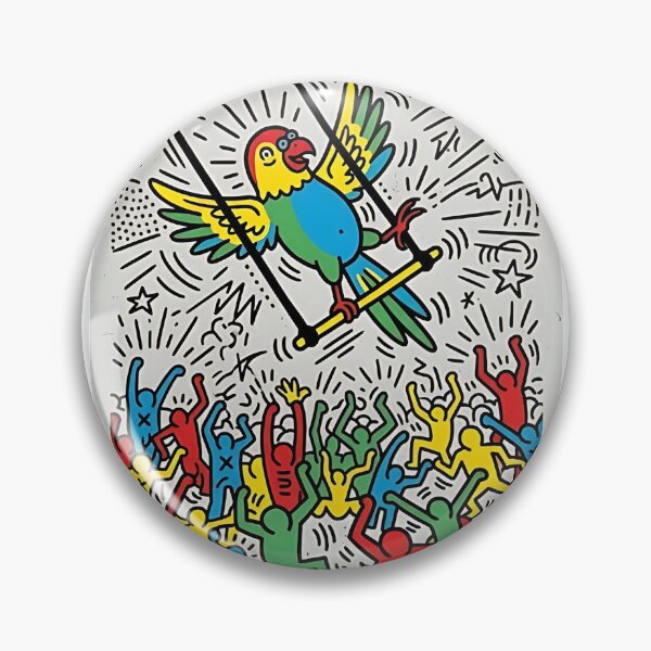 Item preview, Parakeet Circus Acrobat designed and sold by PictoVibe.