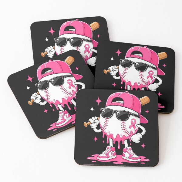Item preview, Breast Cancer Awareness Baseball Pink Ribbon Boys designed and sold by Khescoiu.