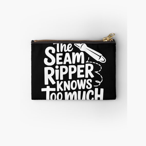 Item preview, The Seam Ripper Knows Too Much designed and sold by theartfulaspie.