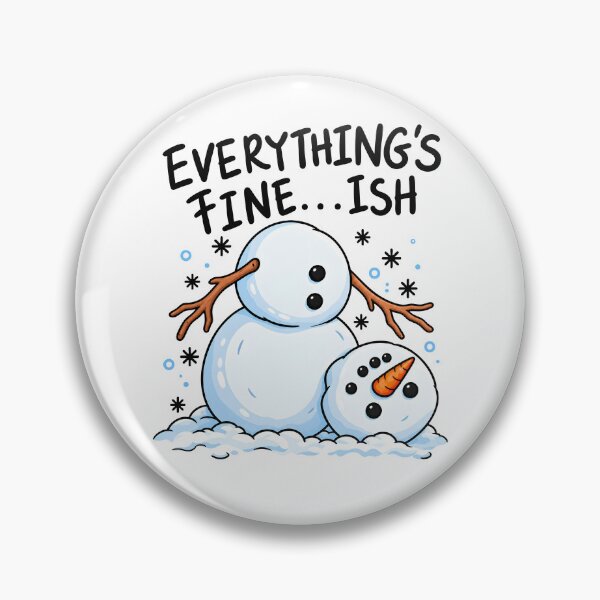 Item preview, Everything's Fine Ish designed and sold by DigitalArtPaper001.
