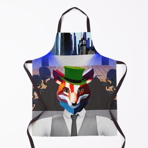 Item preview, Lucky Fox Wearing Green Top Hat designed and sold by Robert Lucio.