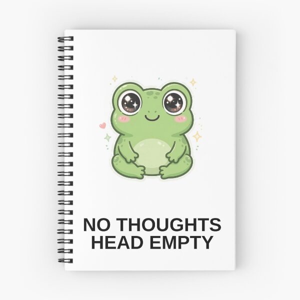 Item preview, No thoughts head empty frog designed and sold by PRIME4YOU.