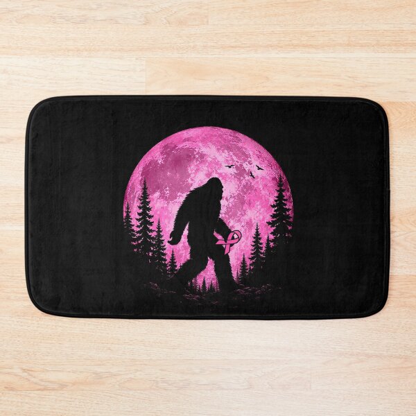 Item preview, Bigfoot Pink Ribbon Breast Cancer Awareness Family designed and sold by LouisaOReilly.