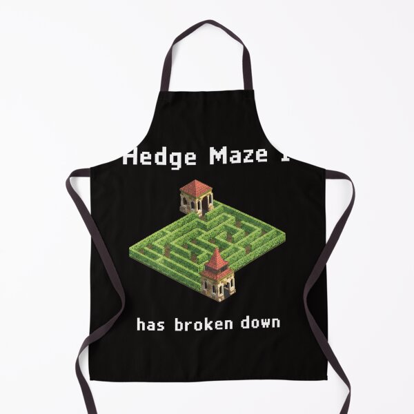 Item preview, Hedge Maze 1 Broken Down Pixel Art Game Retro designed and sold by DonatStudio.
