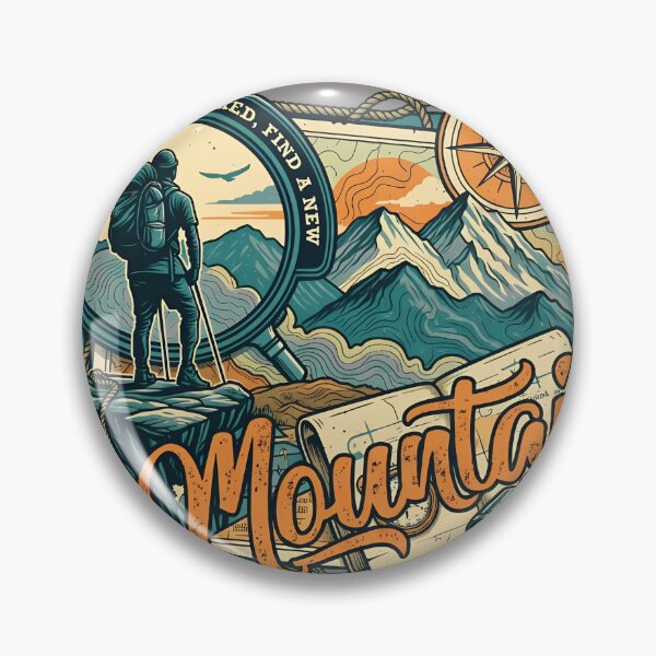 Item preview, Find a New Mountain Hiker Quote Design-4 designed and sold by MelanieBielefel.
