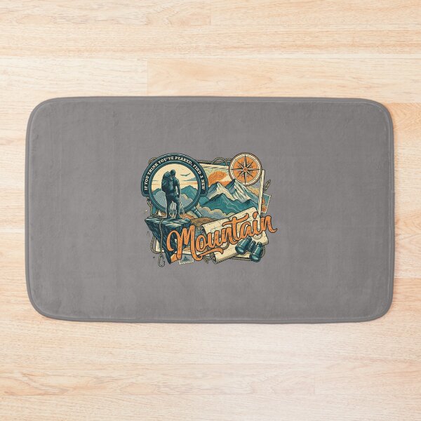 Item preview, Find a New Mountain Hiker Quote Design-4 designed and sold by MelanieBielefel.