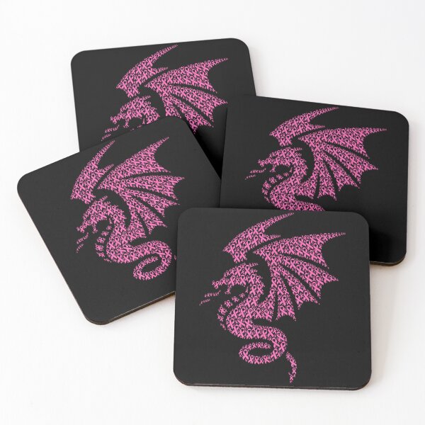 Item preview, Breast Cancer Awareness Survivor Dragon Pink Ribbon designed and sold by Khescoiu.