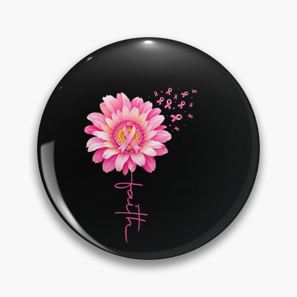 Item preview, Breast Cancer Awareness Faith Cross Pink Ribbon designed and sold by LouisaOReilly.