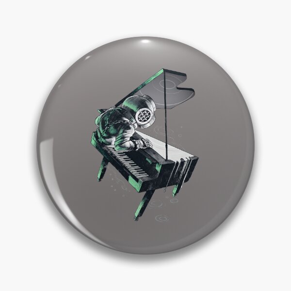 Item preview, Diver Playing Submerged Piano Art-50 designed and sold by JordanQuerling.