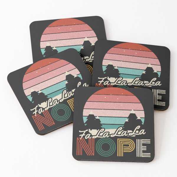Item preview, Fa La La La Nope Funny Retro Christmas Introvert designed and sold by somebasic.