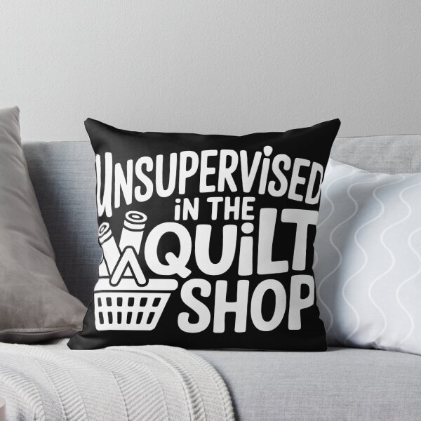 Item preview, Unsupervised in the Quilt Shop designed and sold by theartfulaspie.