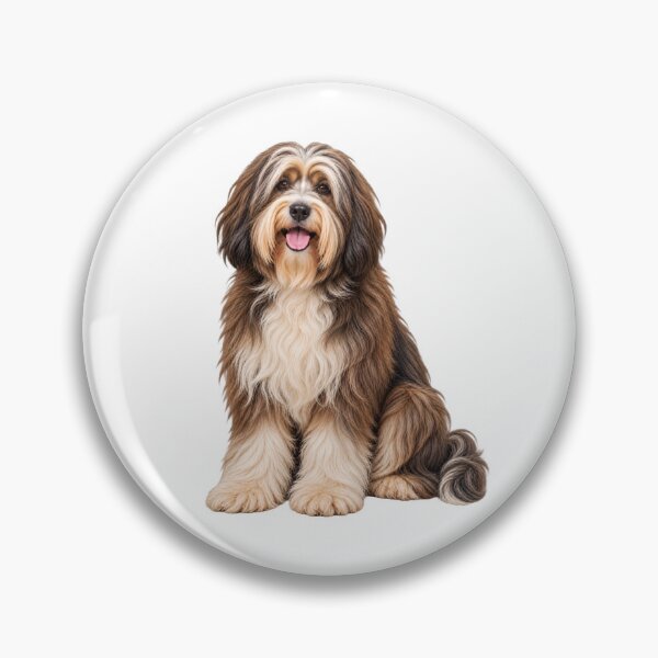 Item preview, Copy of Tibetan Terrier Dog Sable Brown designed and sold by BackgroundND.