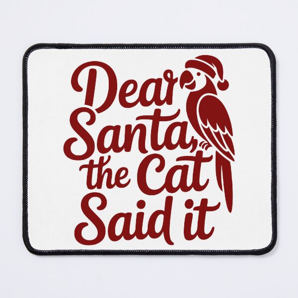 Item preview, Dear Santa, the Cat Said It designed and sold by theartfulaspie.