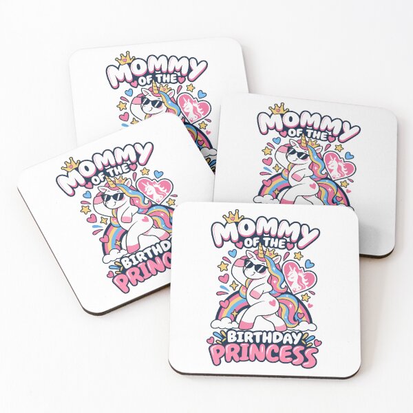 Item preview, Mommy of the Birthday Princess Unicorn Celebration designed and sold by skyartdesign.