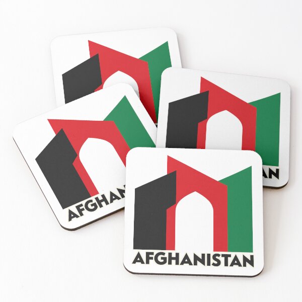 Item preview, Afghanistan Interlock Tricolor Editorial designed and sold by aihrgdesign.